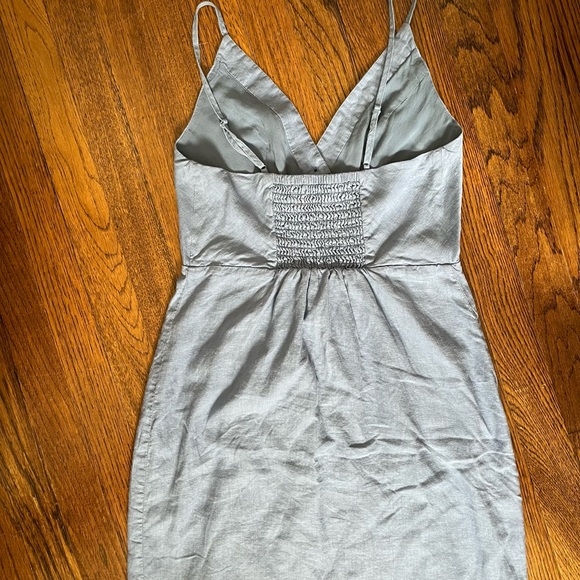 Urban Outfitters Vintage blue linen button down dress size Medium - Picture 9 of 16